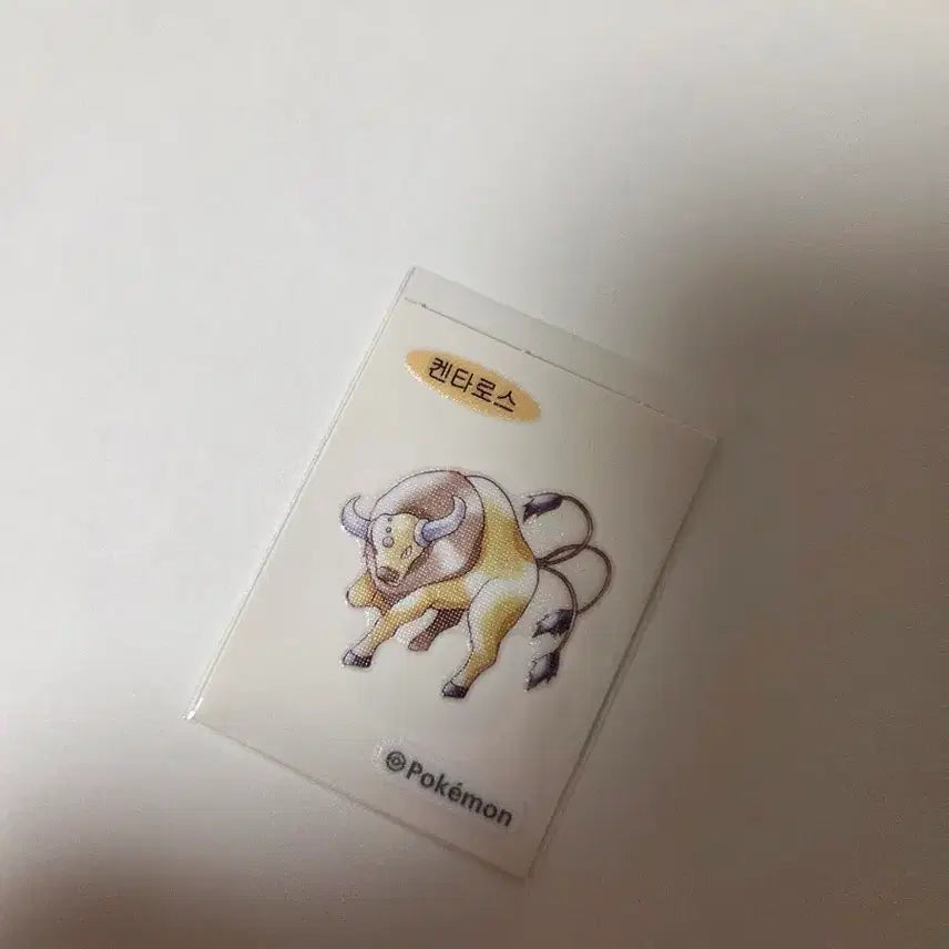 [BUNJANG] Pokemon Artwork Ttibu Seal Kentauros / 포켓몬 아트웍 띠부씰 켄타로스 이상해꽃