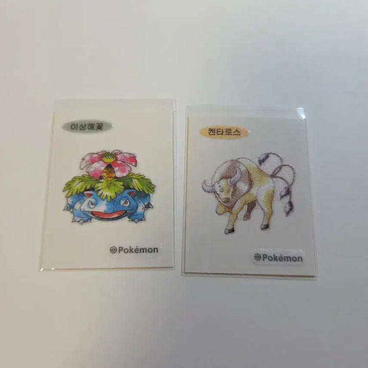 [BUNJANG] Pokemon Artwork Ttibu Seal Kentauros / 포켓몬 아트웍 띠부씰 켄타로스 이상해꽃