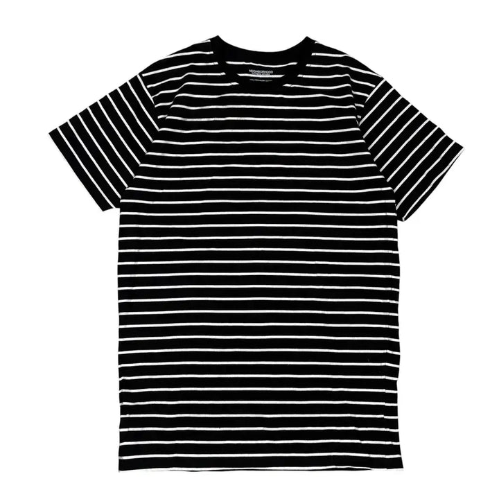 [BUNJANG] Neighborhood Striped T-Shirt / Neighborhood 검/흰 스트라이프 반팔티