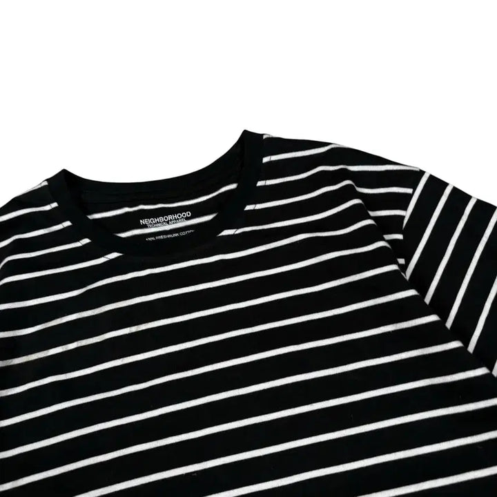 [BUNJANG] Neighborhood Striped T-Shirt / Neighborhood 검/흰 스트라이프 반팔티