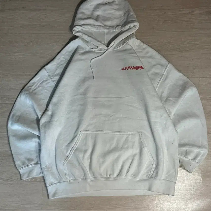 [BUNJANG] CHANGES White Hoodie / CHANGES 흰색 후드티