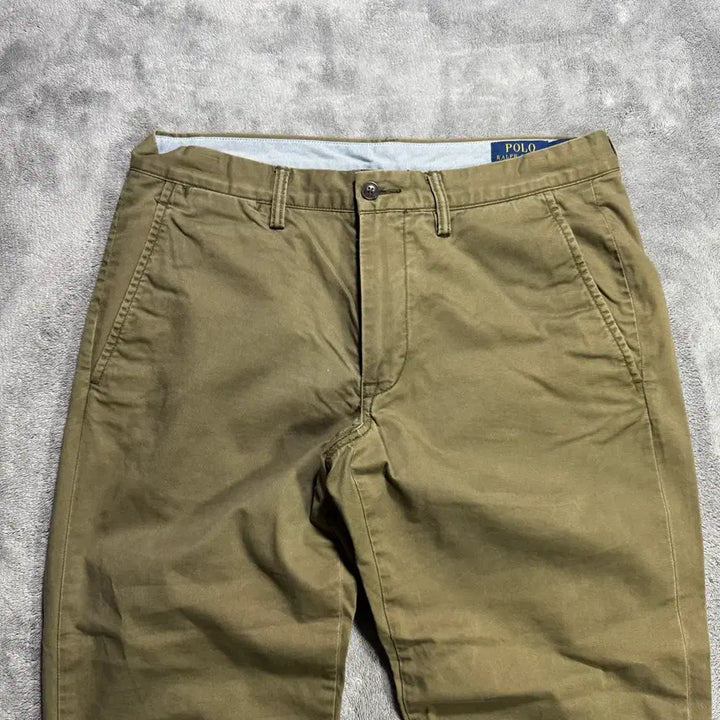 [BUNJANG] Polo Ralph Lauren Olive Straight Fit Chino Pants Size 32 / 폴로 랄프로렌 올리브 스트레이트핏 치노팬츠 32/32