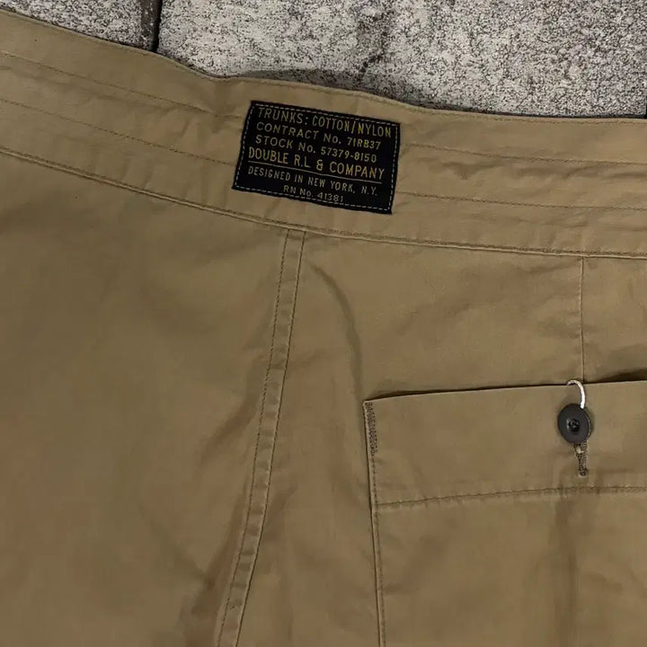 [BUNJANG] RRL Drawstring Shorts Beige Cotton Nylon Size 33 / 더블알엘 드로스트링 쇼츠