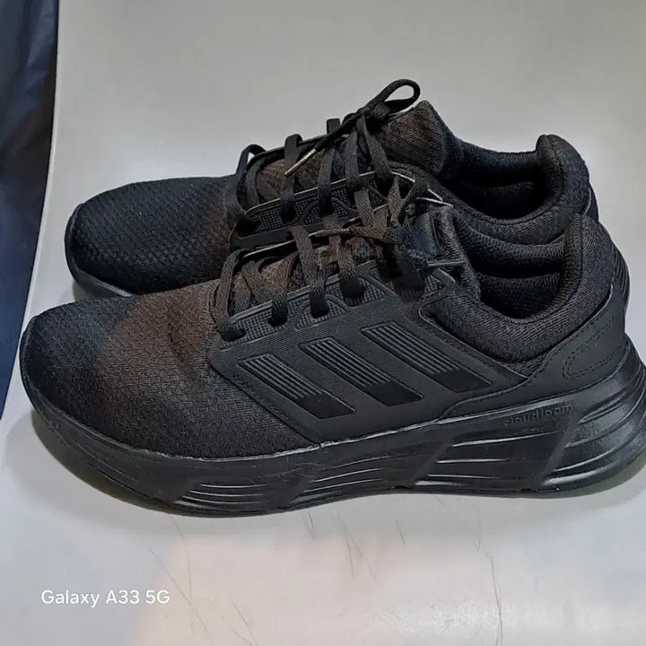 [BUNJANG] Adidas Galaxy All Black Sneakers 270mm / 아디다스 갤럭시 올블랙  270mm