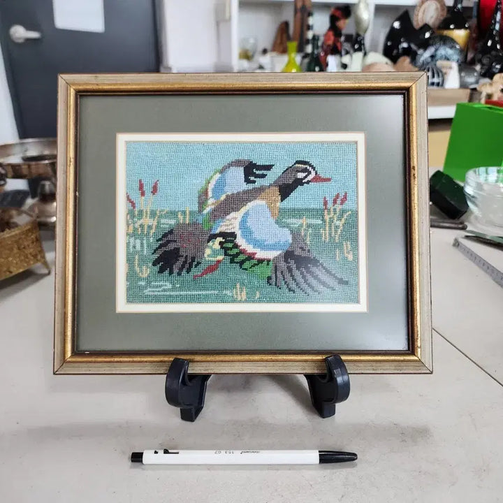 [BUNJANG] USA Wool Handmade Artwork Frame / USA 울(양모)  핸드메이드 작품 액자26.8cmX21.7cm