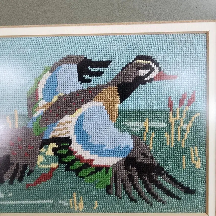 [BUNJANG] USA Wool Handmade Artwork Frame / USA 울(양모)  핸드메이드 작품 액자26.8cmX21.7cm