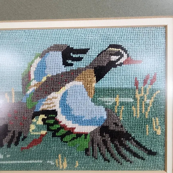 [BUNJANG] USA Wool Handmade Artwork Frame / USA 울(양모)  핸드메이드 작품 액자26.8cmX21.7cm