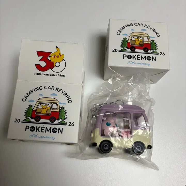 [BUNJANG] Lotteria Pokemon 30th Anniversary Camper Van Keychain / 롯데리아 포켓몬 30주년 캠핑카 키링
