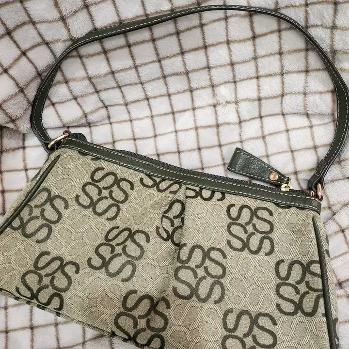 [BUNJANG] Sisley Pouch Shoulder Bag Green / 1243) 시슬리 파우치 숄더백