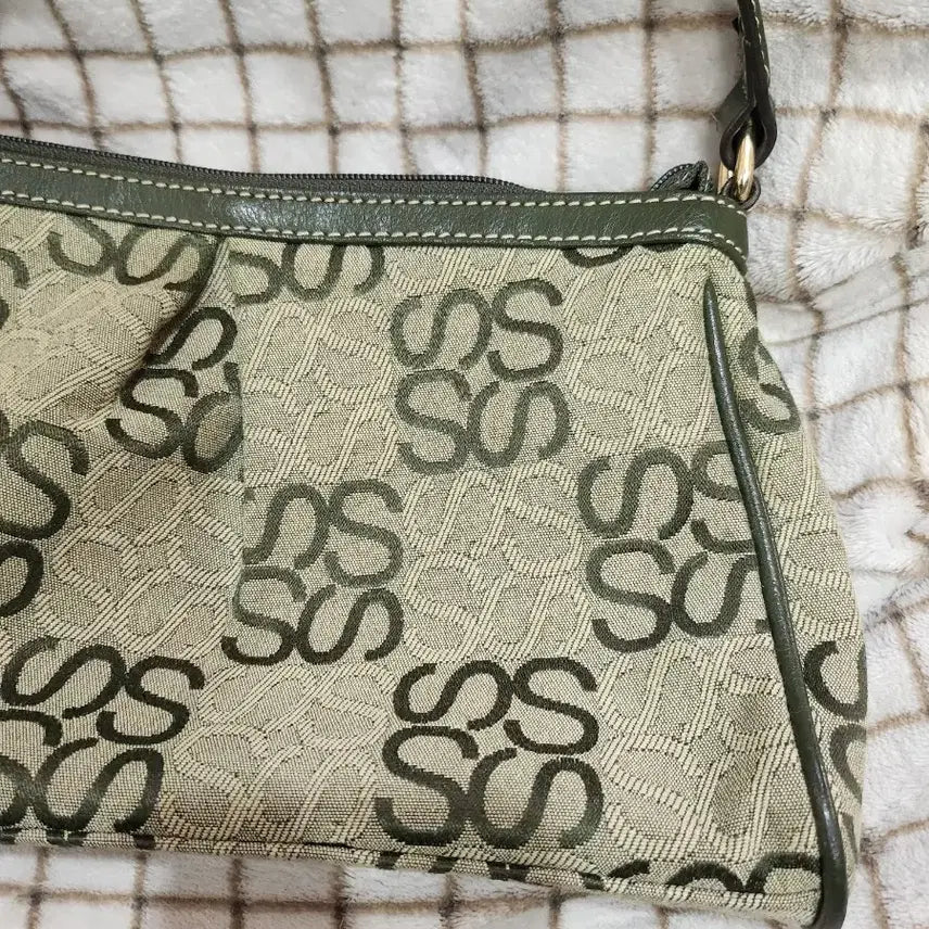 [BUNJANG] Sisley Pouch Shoulder Bag Green / 1243) 시슬리 파우치 숄더백