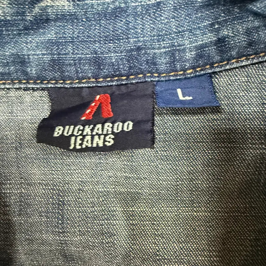 [BUNJANG] Buckaroo Western Denim Shirt (L) / (L)버커루 BUCKAROO 웨스턴 데님셔츠