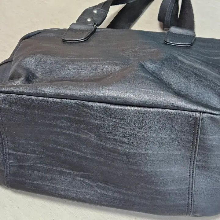 [BUNJANG] Converse Black Leather Tote Shoulder Bag / 컨버스 블랙 토트백 숄더백 가방/빈티지 00&