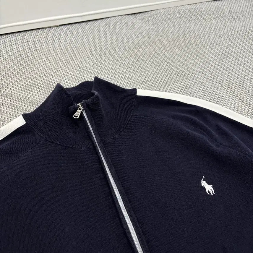 [BUNJANG] Polo Ralph Lauren Double Zipper Knit Zip-Up L / Polo Ralph Lauren 더블지퍼 니트집업L