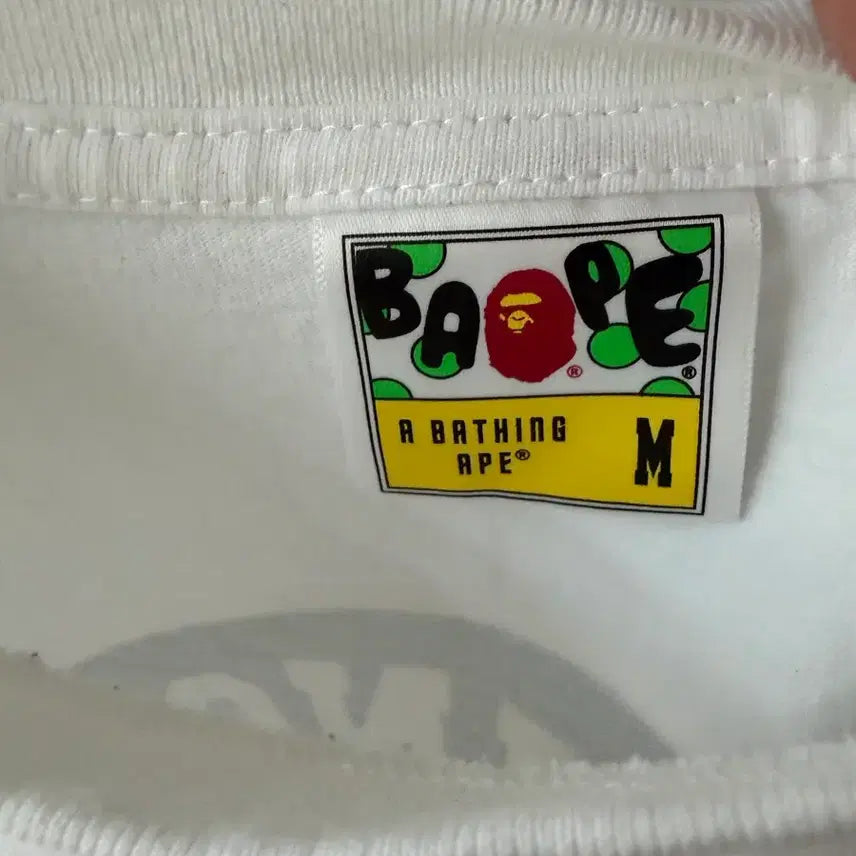 [BUNJANG] BAPE Shibuya Long Sleeve T-Shirt White M / 베이프 시부야 롱슬리브 화이트 M