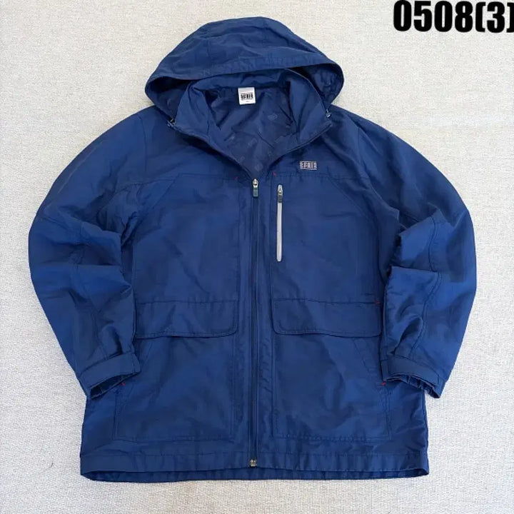 [BUNJANG] Spris Blue Hooded Windbreaker Jumper Size 100 / 스프리스 파란색 후드 바람막이 점퍼 100 0508