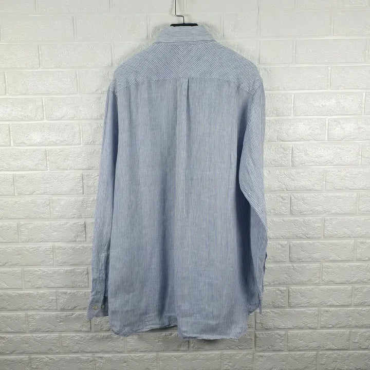 [BUNJANG] Tommy Hilfiger Striped Linen Shirt Men&