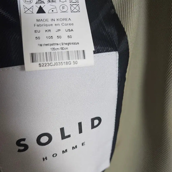 [BUNJANG] Solid Homme 22 Season Turn-up Blazer / 솔리드옴므 22시즌 턴업 블레이저