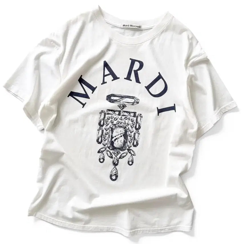 [BUNJANG] Mardi Mercredi MARDI Jewel T-Shirt / Mardi Mercredi MARDI Jewel T-Shirt