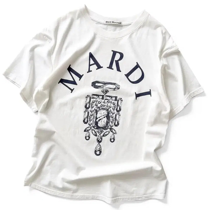 [BUNJANG] Mardi Mercredi MARDI Jewel T-Shirt / Mardi Mercredi MARDI Jewel T-Shirt