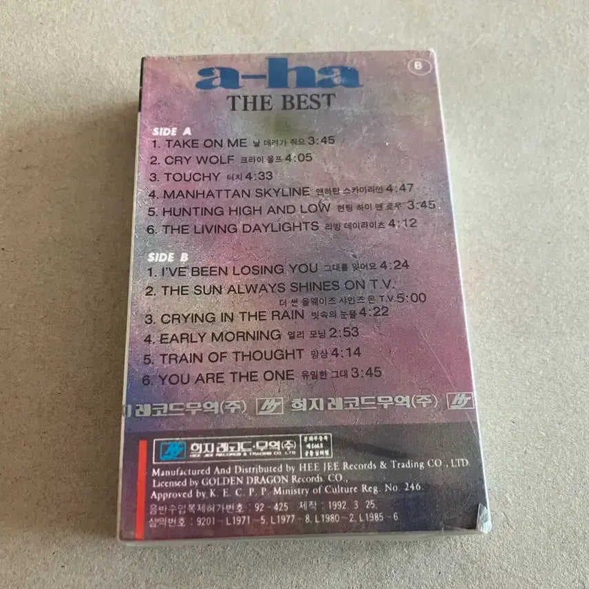 [BUNJANG] A-ha Sealed Cassette Tape / 아하 A-ha 미개봉 카세트테이프