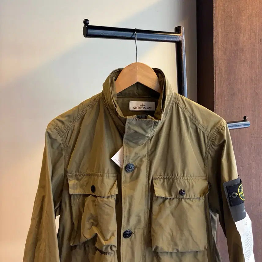 [BUNJANG] Stone Island Microfiber Jacket M / 16915 - 스톤아일랜드 마이크로랩스 자켓