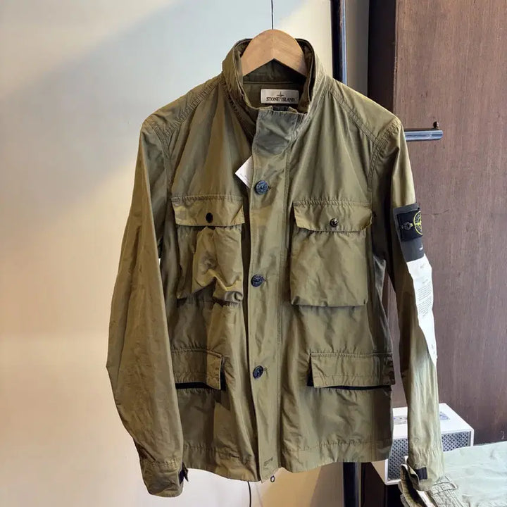 [BUNJANG] Stone Island Microfiber Jacket M / 16915 - 스톤아일랜드 마이크로랩스 자켓