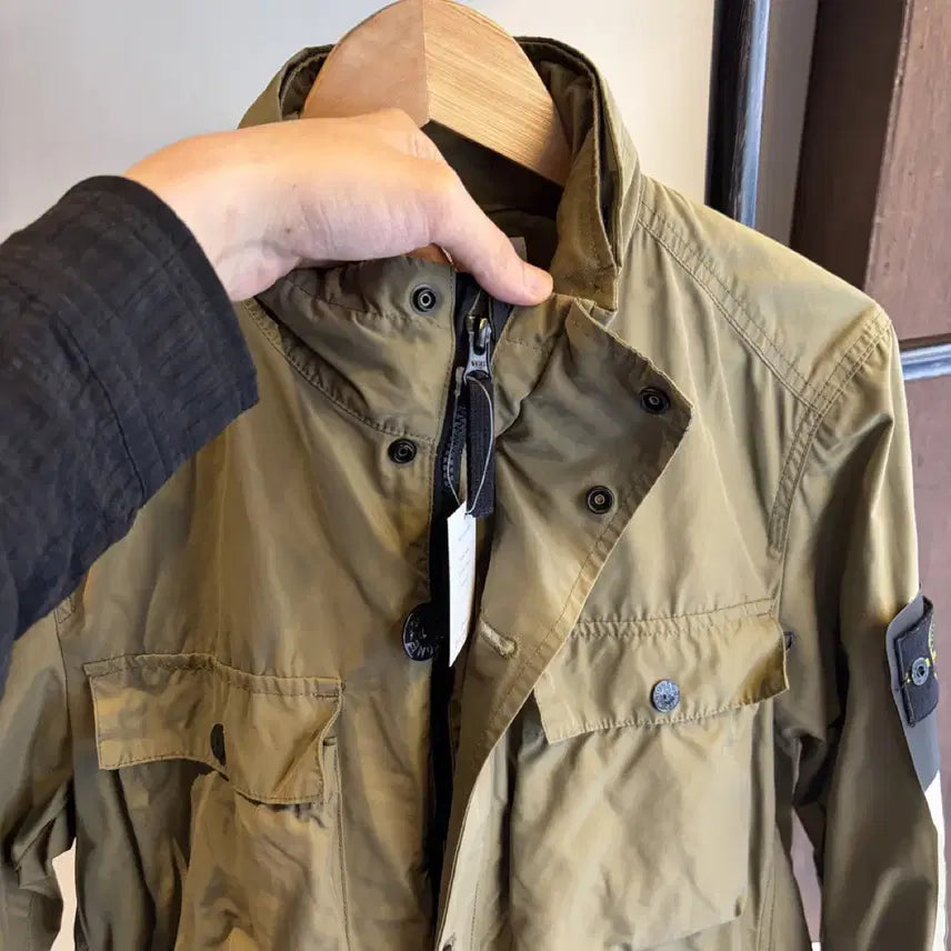 [BUNJANG] Stone Island Microfiber Jacket M / 16915 - 스톤아일랜드 마이크로랩스 자켓