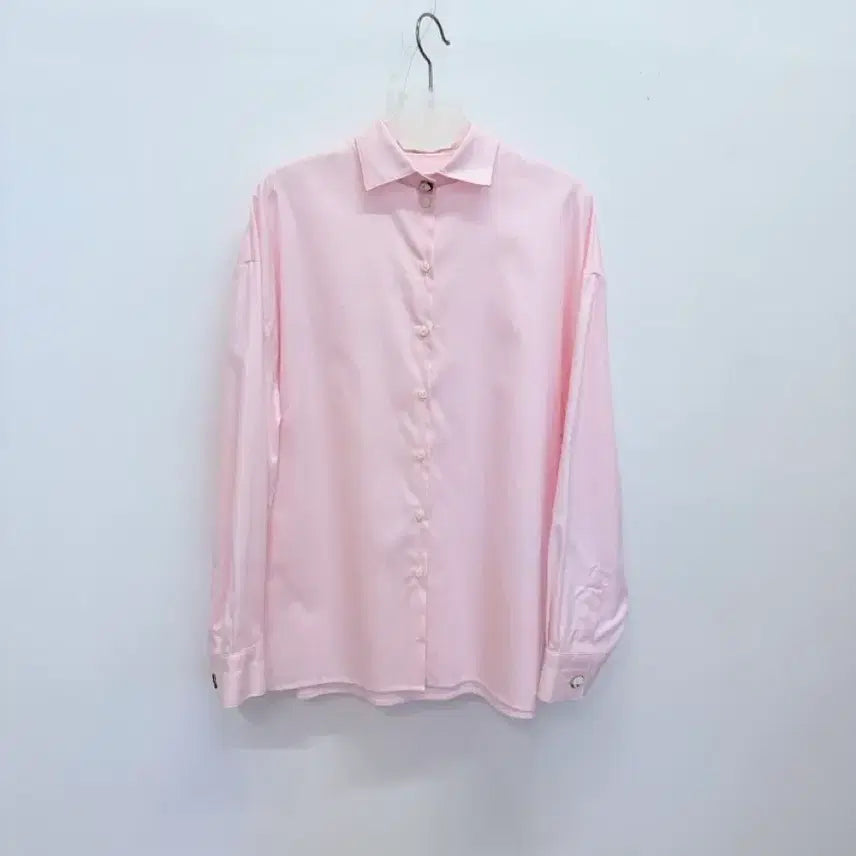 [BUNJANG] Soni Sayi Object Pink Shirt / 쏘니세이 오브제 핑크셔츠