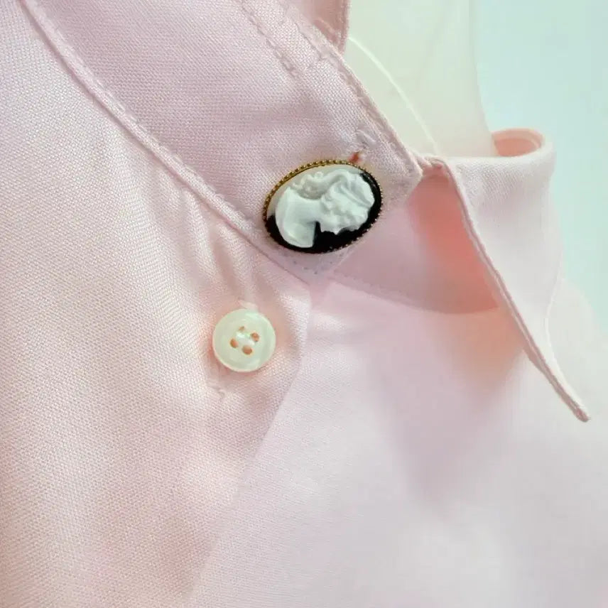 [BUNJANG] Soni Sayi Object Pink Shirt / 쏘니세이 오브제 핑크셔츠