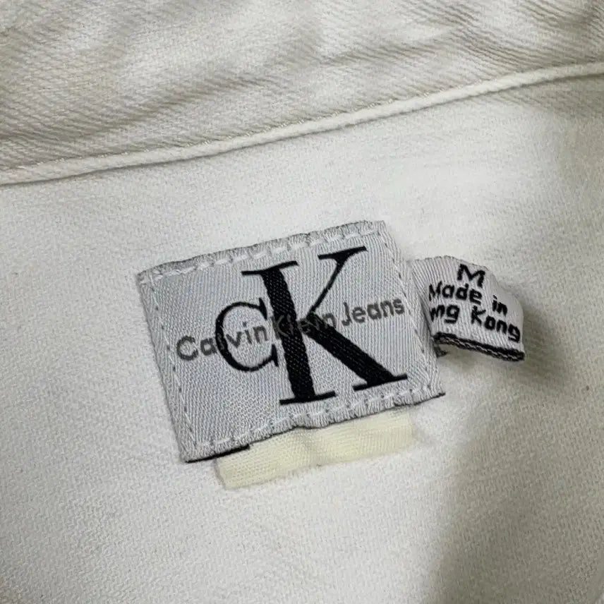 [BUNJANG] Calvin Klein Jeans White Shirt / 켈빈클라인 진스 화이트 셔츠