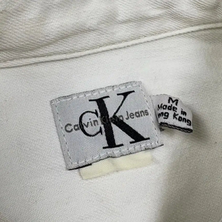 [BUNJANG] Calvin Klein Jeans White Shirt / 켈빈클라인 진스 화이트 셔츠