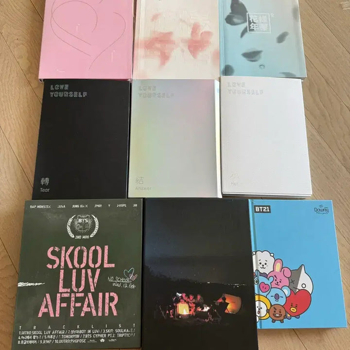 [BUNJANG] BTS Unsealed Album Bundle Set / 방탄 bts 개봉 앨범 일괄 팬키트