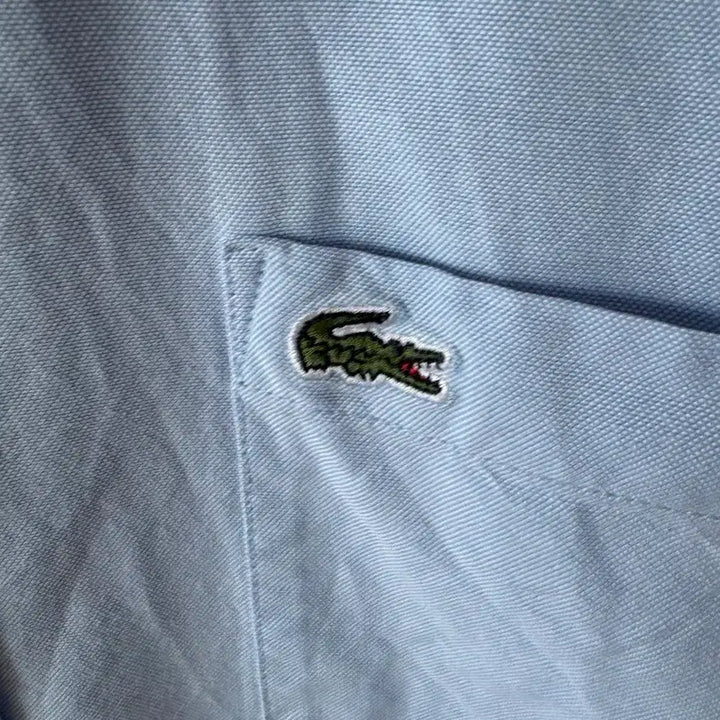 [SOLD OUT] 라코스테 하늘색 옥스포드 반팔 셔츠