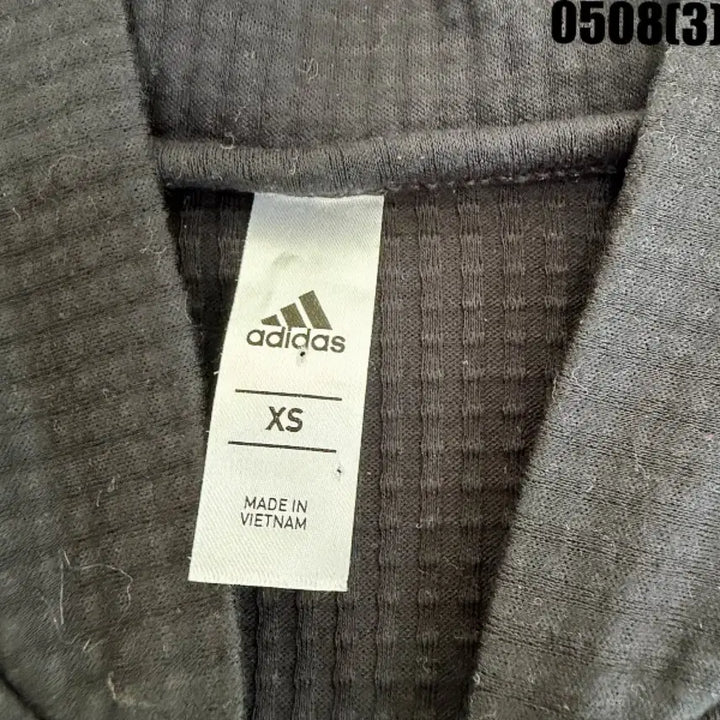 [BUNJANG] Adidas Black Knit Zip-Up Vest XS / 아디다스 블랙 니트 조끼 집업 XS 0508