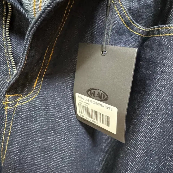 [BUNJANG] Dimitri Black Selvedge Denim Pants Deep Indigo Size 34 / 새상품 디미트리블랙 셀비지 데님팬츠 딥인디고 34사이즈