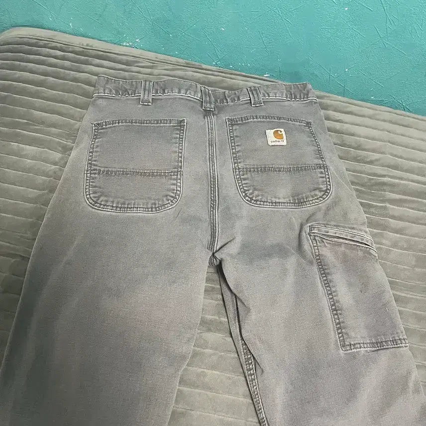 [BUNJANG] Carhartt Grey Denim Work Pants / 칼하트 그레이 데님 워크팬츠