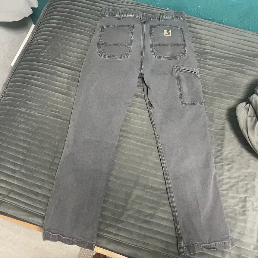 [BUNJANG] Carhartt Grey Denim Work Pants / 칼하트 그레이 데님 워크팬츠