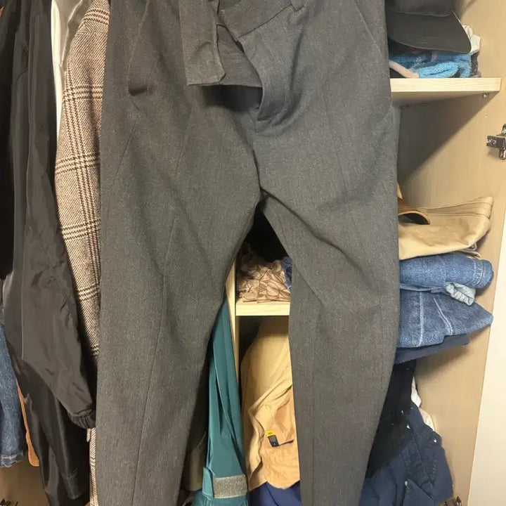 [BUNJANG] System Homme Charcoal Spring/Autumn Slacks / 시스템옴므 봄가을 차콜 슬랙스
