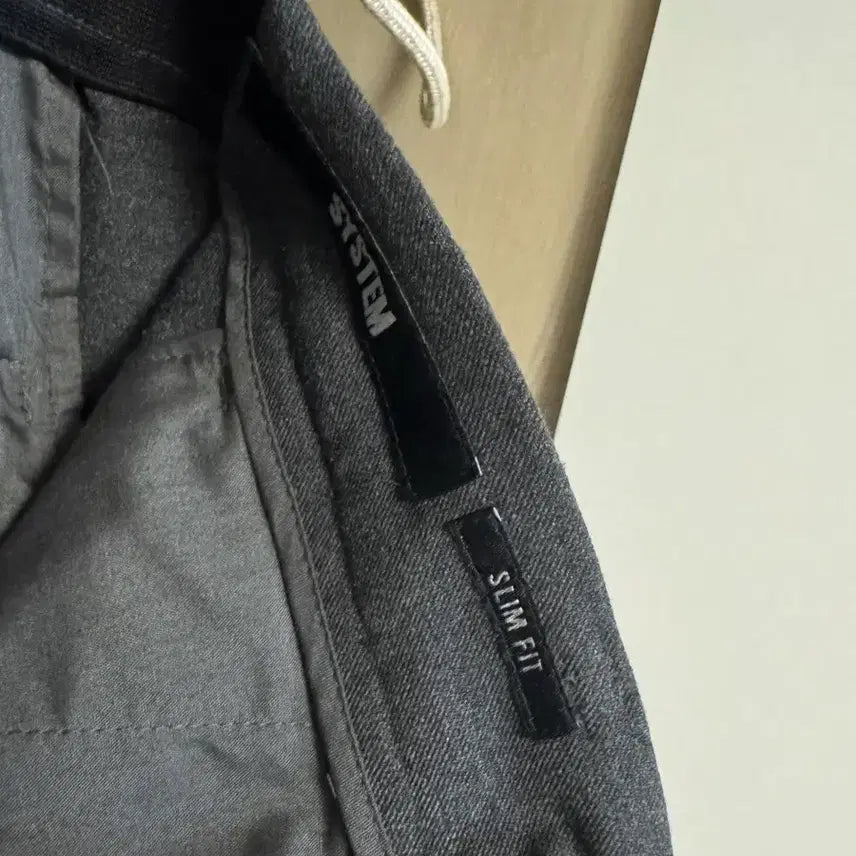 [BUNJANG] System Homme Charcoal Spring/Autumn Slacks / 시스템옴므 봄가을 차콜 슬랙스