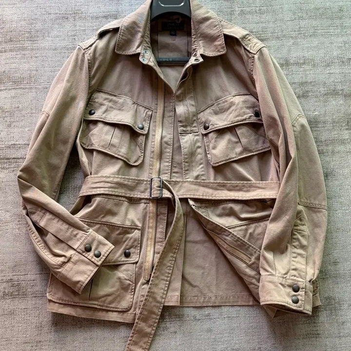 [BUNJANG] Polo Ralph Lauren M42 Paratrooper Belted Field Jacket / 폴로 랄프로렌 신형탭 복각 M42 파라트루퍼 공수부대 벨티드 야상