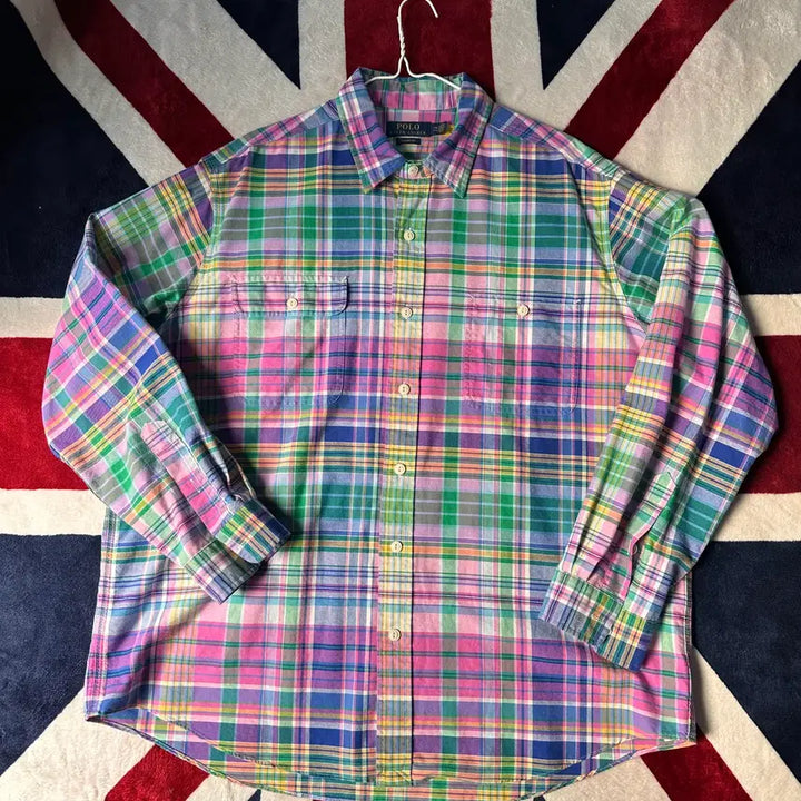 [BUNJANG] Polo Ralph Lauren Multicolor Check Shirt XXL / 폴로랄프로렌/멀티컬러체크셔츠/XXL사이즈 판매합니다.