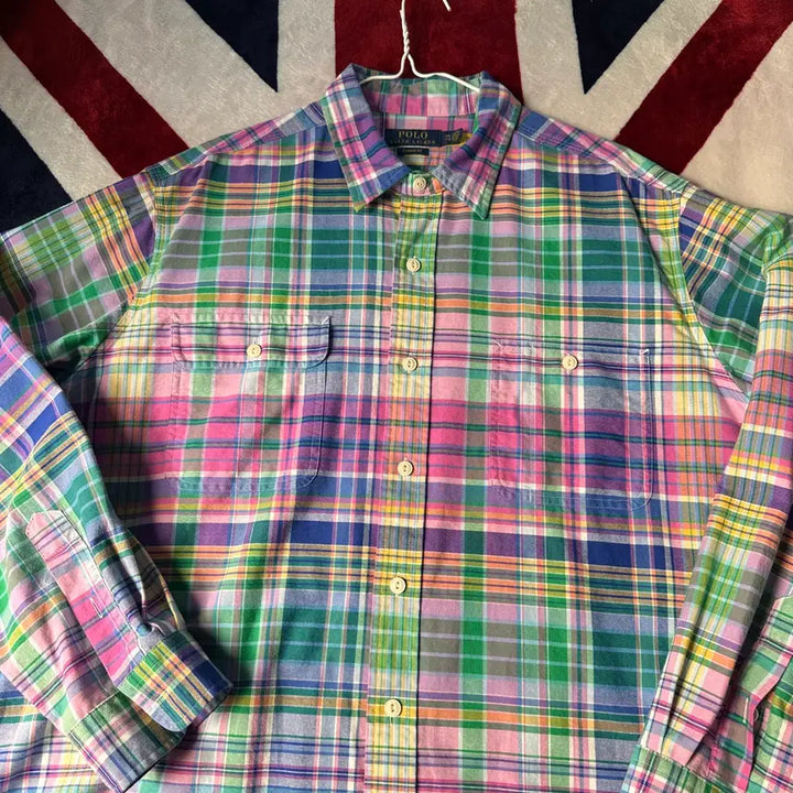 [BUNJANG] Polo Ralph Lauren Multicolor Check Shirt XXL / 폴로랄프로렌/멀티컬러체크셔츠/XXL사이즈 판매합니다.