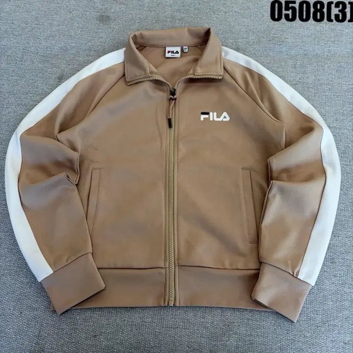 [BUNJANG] FILA Track Jacket Beige Women&