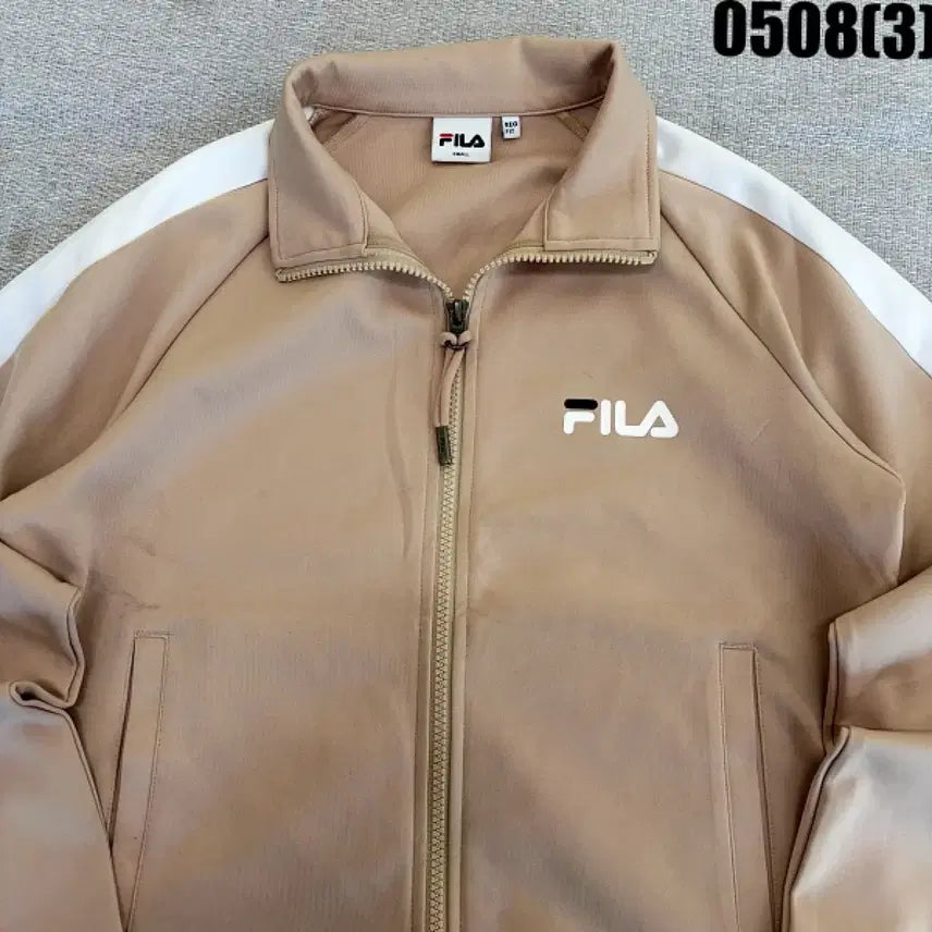 [BUNJANG] FILA Track Jacket Beige Women&