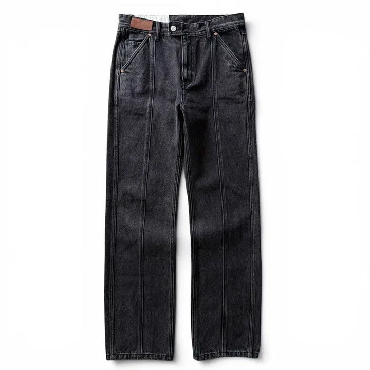 [BUNJANG] Andersson Bell Contrast Seam Straight Fit Black Denim Pants / Andersson Bell Contrast Seam Denim Pants
