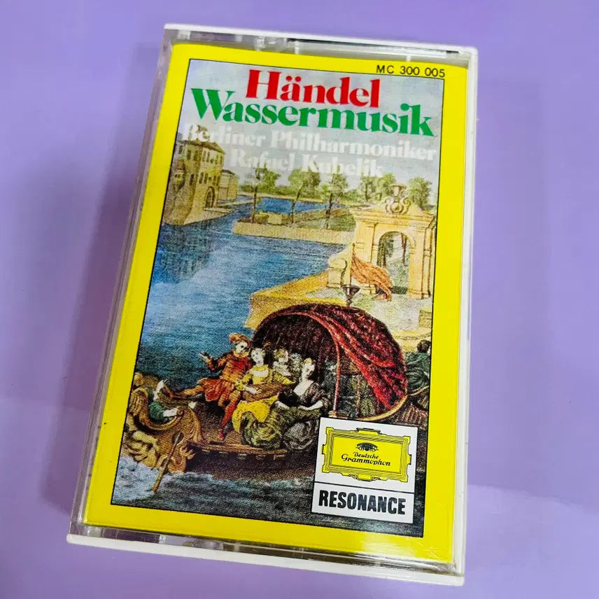 [BUNJANG] Handel - Wassermusik (Water Music) | Rafael Kubelík | Berlin Philharmonic | Deutsche Grammophon Resonance Cassette Tape / [중고음반/TAPE] 핸델 Handel - 수상음악 / 라파엘 쿠벨리크