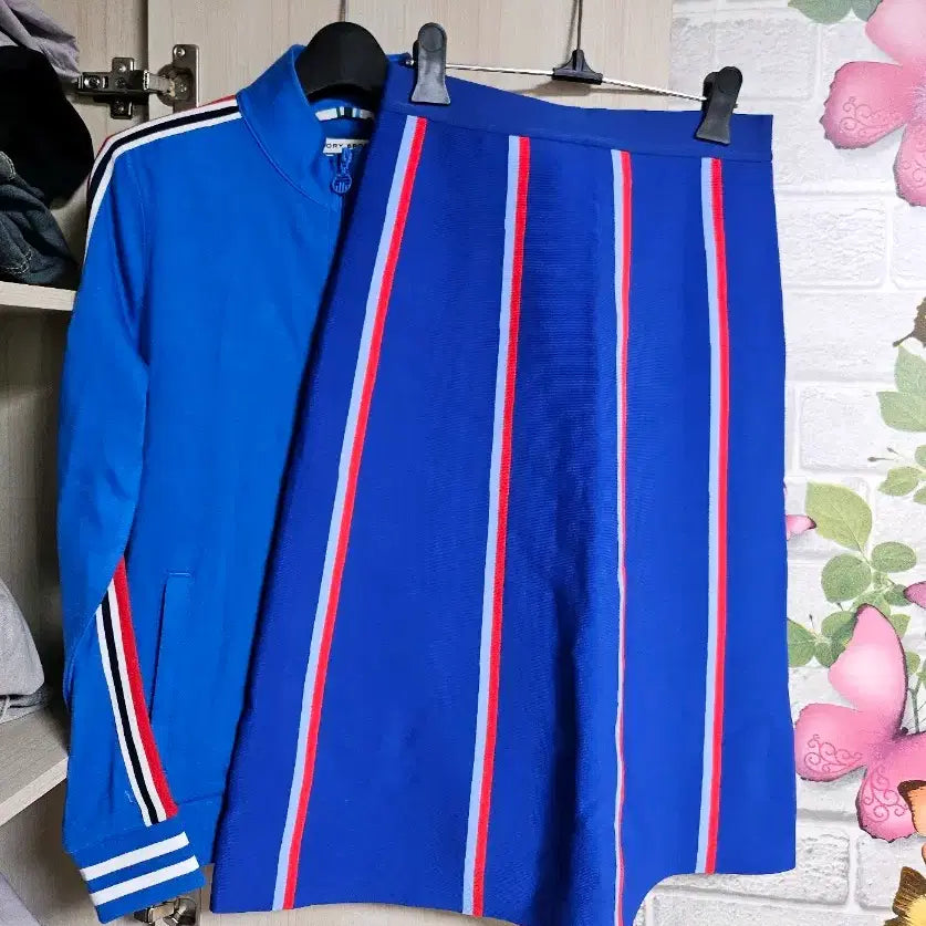 [BUNJANG] Tory Burch Sport Blue Tracksuit Set / 토리버치 스포츠 블루 트레이닝 세트