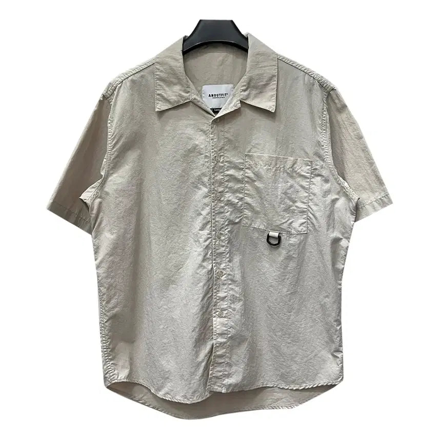 [BUNJANG] Unoutfit Utility Nylon Pocket Short Sleeve Shirt L / 언아웃핏 유틸리티 나일론 포켓 반팔 셔츠 L