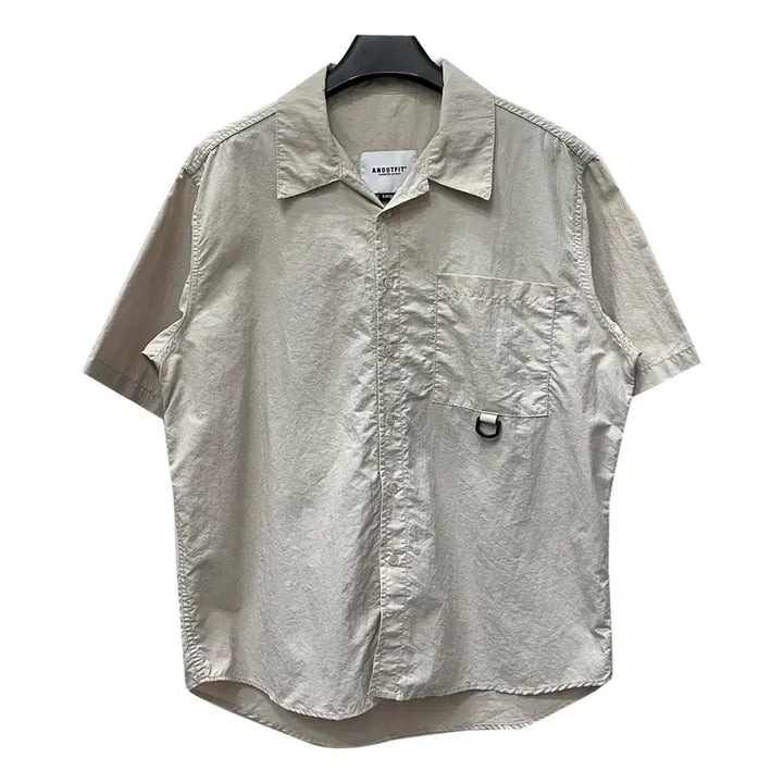 [BUNJANG] Unoutfit Utility Nylon Pocket Short Sleeve Shirt L / 언아웃핏 유틸리티 나일론 포켓 반팔 셔츠 L