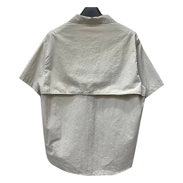 [BUNJANG] Unoutfit Utility Nylon Pocket Short Sleeve Shirt L / 언아웃핏 유틸리티 나일론 포켓 반팔 셔츠 L